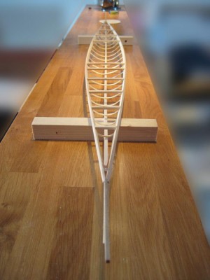 Fibre de verre et résine – Construction Kayak Strip Planking